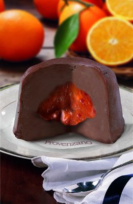 spumone fondente e arancia